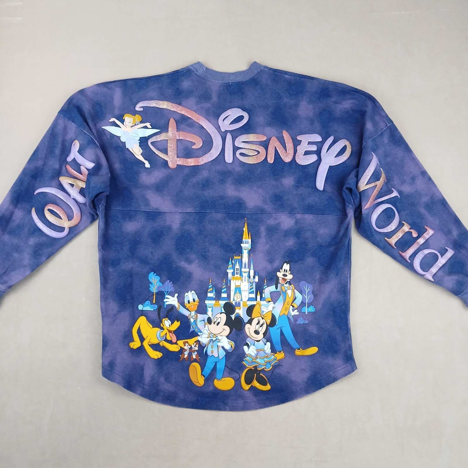 Disney Small Womens Spirit Jersey 50th Anniversary 21x25 Oversized Baggy